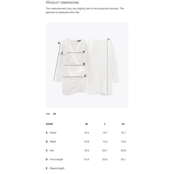 new with tag Zara Women's Maxi black Dress Size L/size chart attached- Zara - Picture 6 of 7